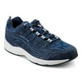 thumbnail image 1 of Easy Spirit Romy Women's Fashion Walking Sneakers Color: Blue Suede Denim Multi Size: 9 WIDE, 1 of 4