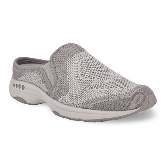 Easy Spirit Takeknit Women's Knit Mules Color: Silver Sconce Vapor Size: 10 XW