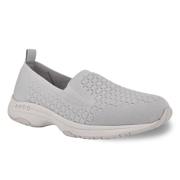 Easy Spirit Tech Women's Knit Slip-On Shoes Color: Gray Size: 8.5 XW
