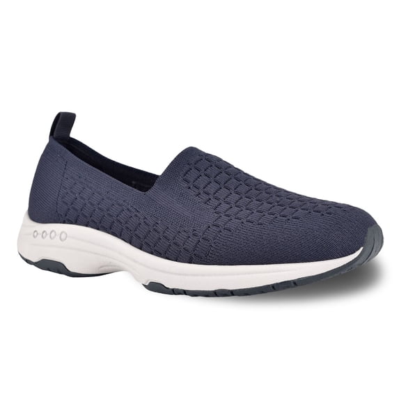 Easy Spirit Tech Women's Knit Slip-On Shoes Color: Navy Size: 6 N