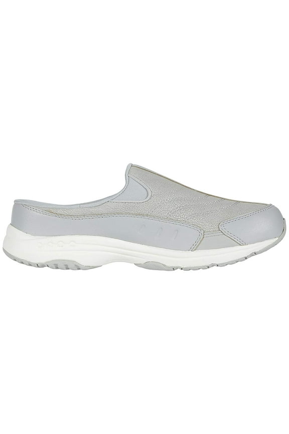 Traveltime Women's Leather Mules Color: Gray Size: 8.5 N