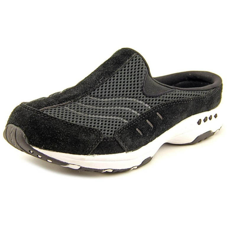 Easy Spirit Traveltime WW Round Toe Suede Mules