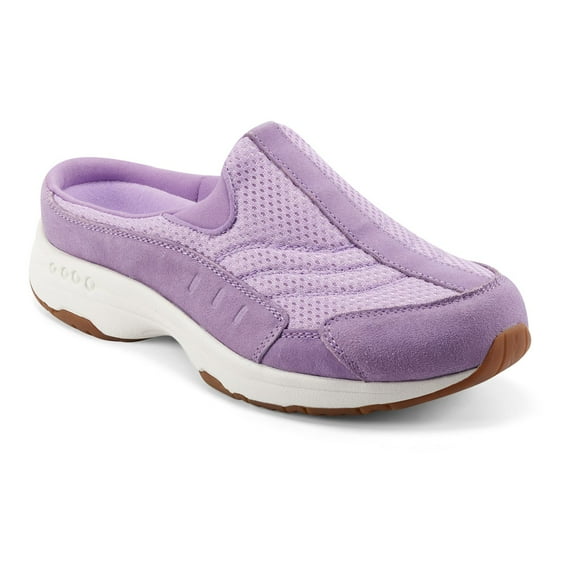 Easy Spirit Traveltime Women's Fashion Mules Color: Light Purple Size: 8 WIDE