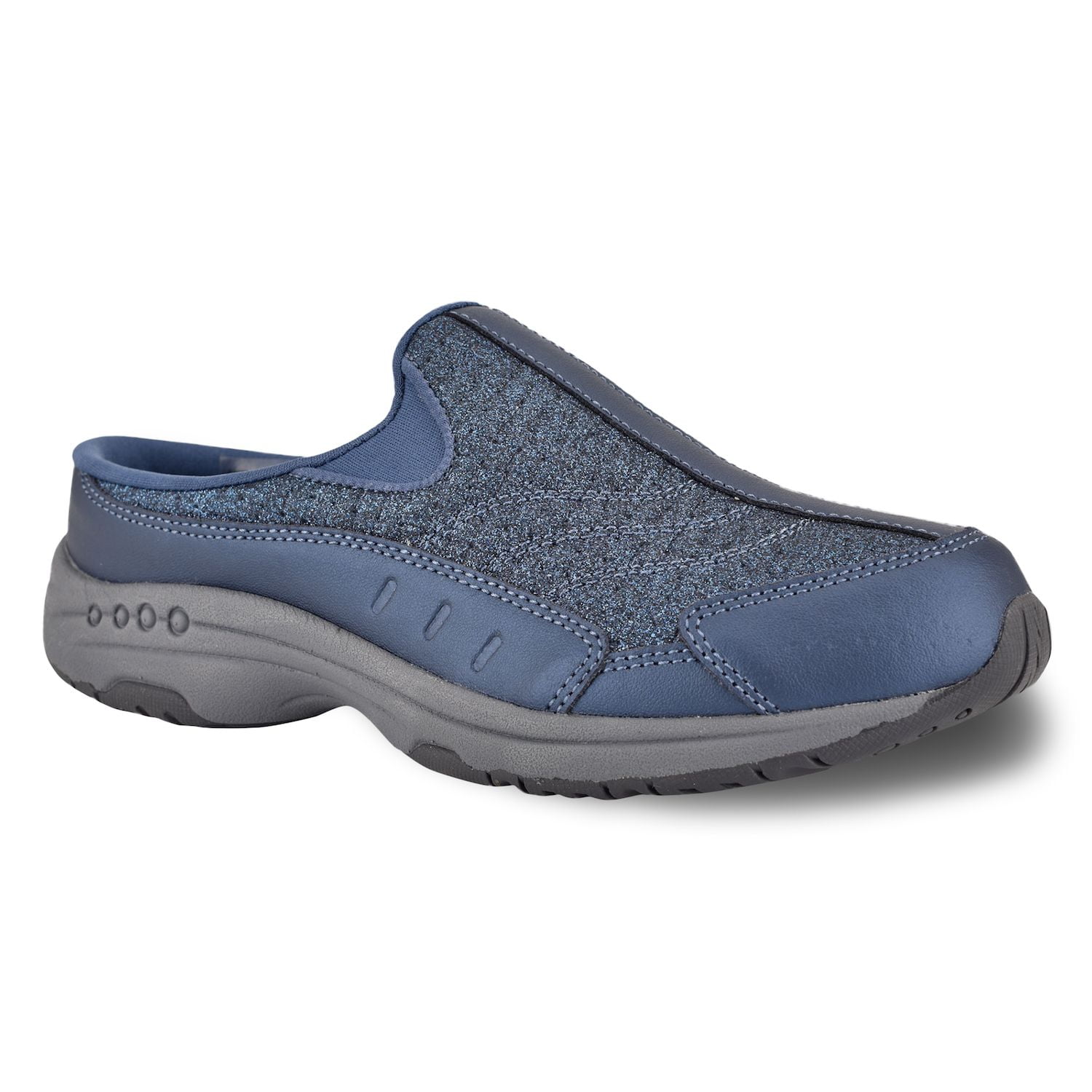 Easy Spirit Traveltime Women's Fashion Mules Color: Pearlized Dark Blue ...