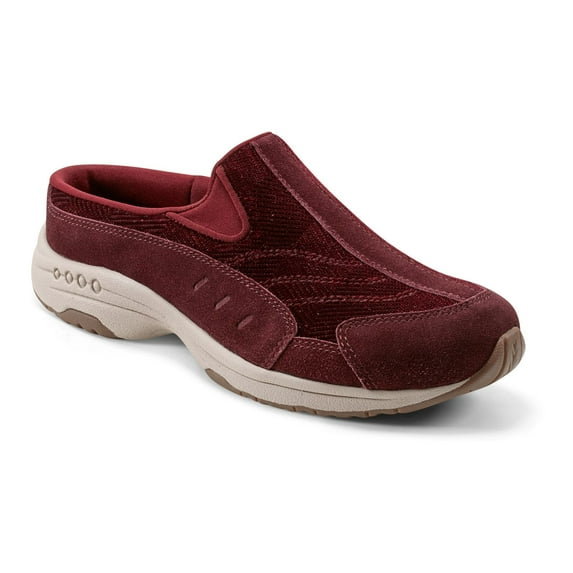 Easy Spirit Traveltime Women's Fashion Mules Color: Ruby Red Size: 9