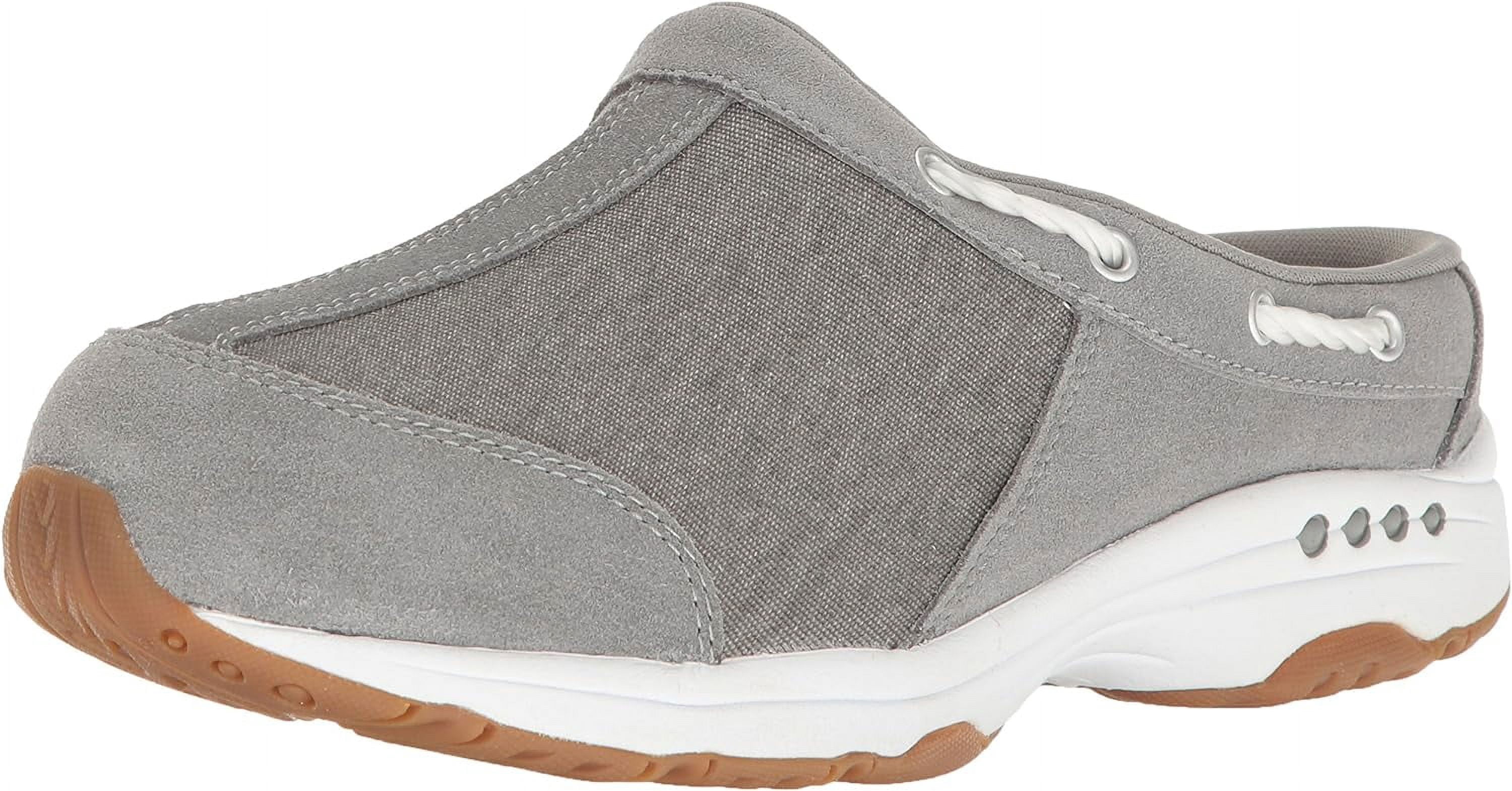 Easy Spirit Travelport23, Pantuflas Mujer, Grey Grey Suede, 36 EU