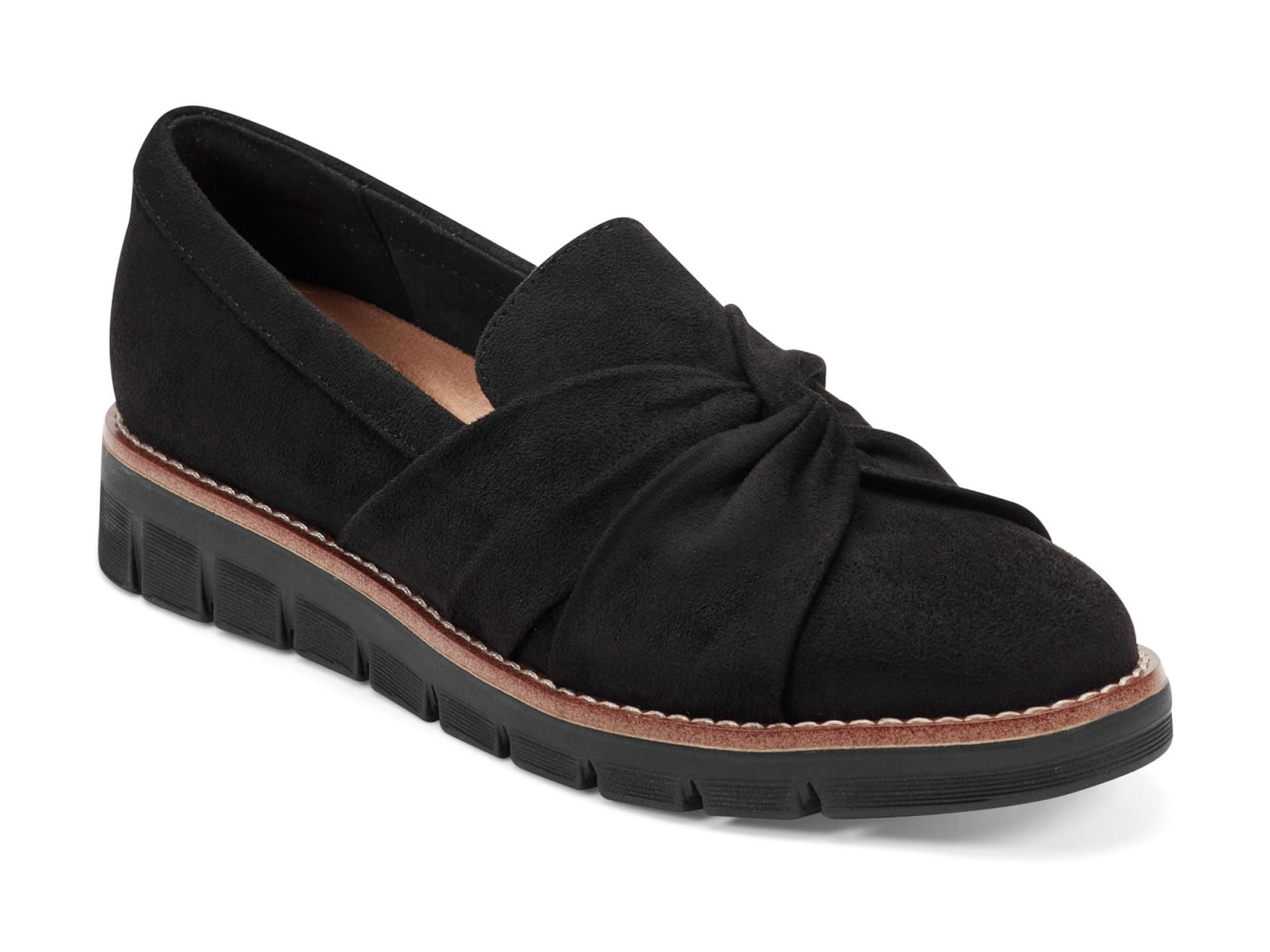 Easy Spirit Women's VITALIA eFlex Ruched Slip-On Loafers