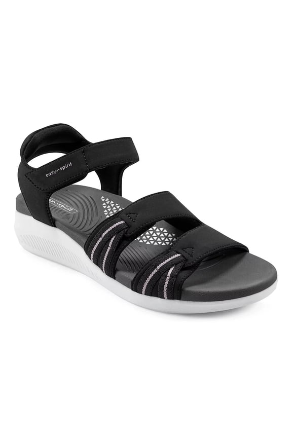 Women's Weber Lightweight Sporty Sandals Black Size 10M