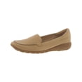 thumbnail image 1 of Easy Spirit Womens Abide Leather Slip On Loafers Tan 9.5 Extra Wide (E+, WW), 1 of 2