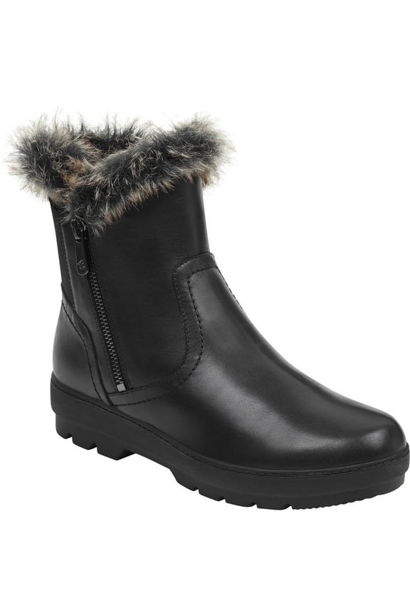 Womens Adabelle Leather Cold Weather Winter Boots