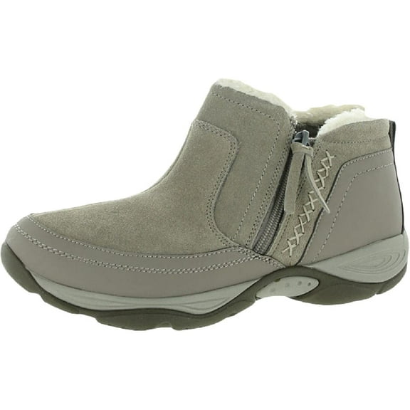 Easy Spirit Womens Ankle Boots and Booties 6 X-Wide Taupe