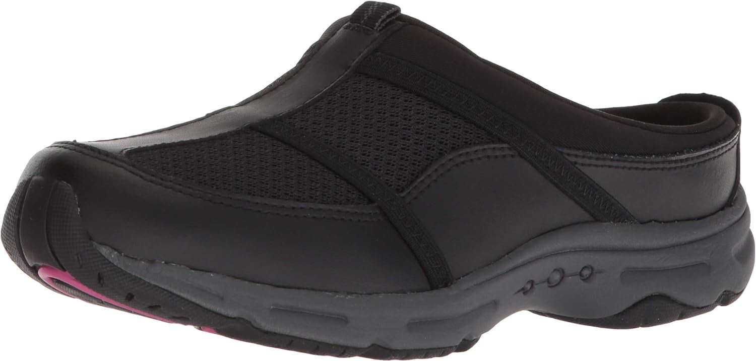 Easy Spirit Womens Dusk Leather Slip On Mules