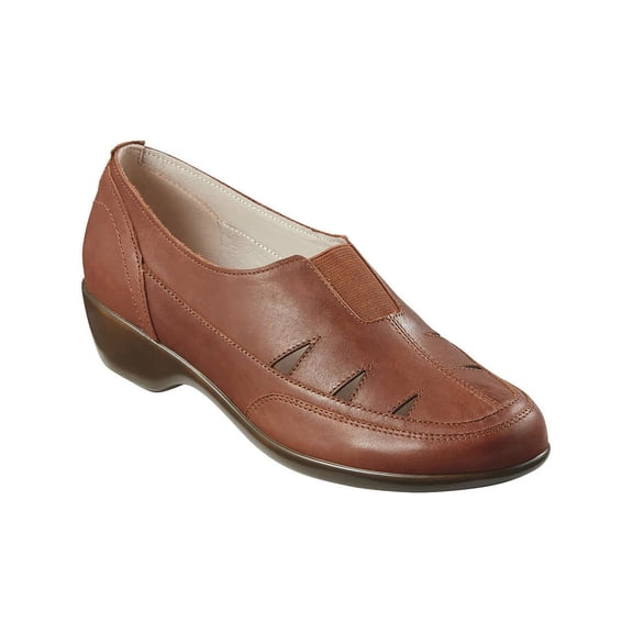 Easy Spirit Womens Daisie Leather Slip-On Loafers