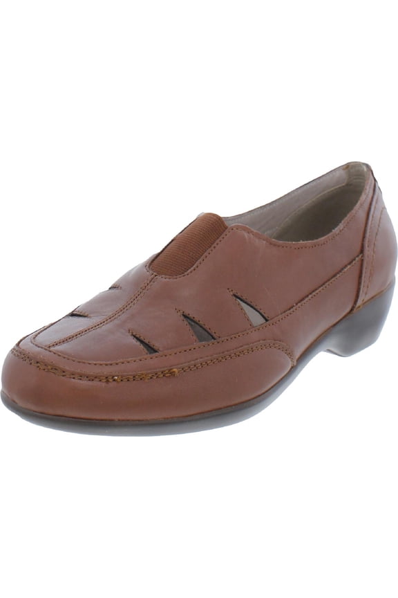 Womens Daisie Leather Slip-On Loafers