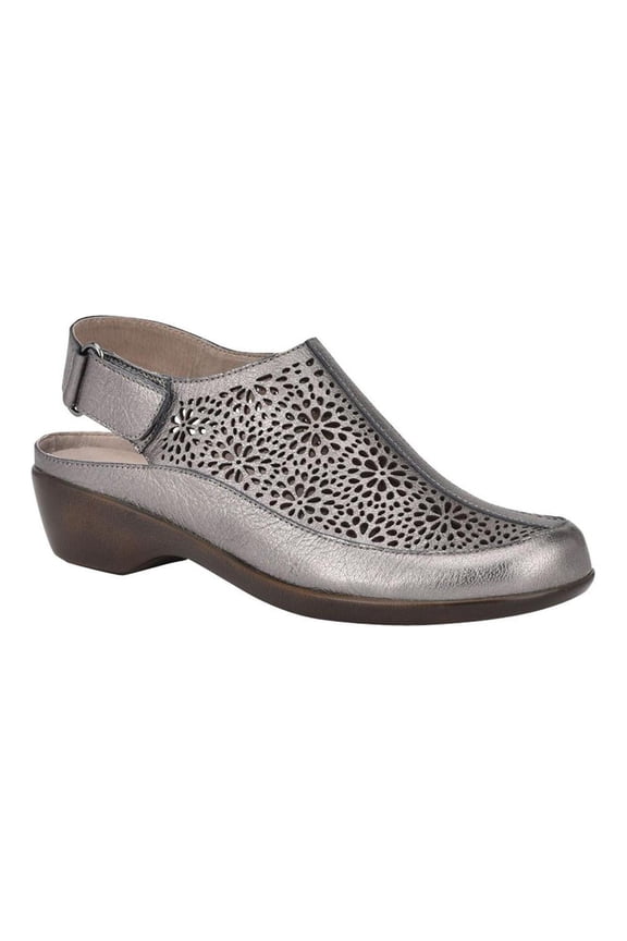 Womens Dawn Slingback Heel Clogs, GRAY, Size 6.5