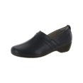 thumbnail image 1 of Easy Spirit Womens Dolores Leather Laceless Loafers, 1 of 3