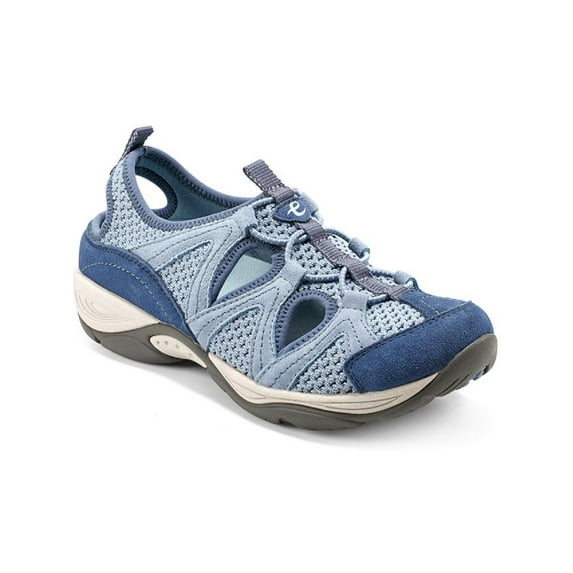 Easy Spirit Womens Earthen 10 Suede Stretch Slip-On Sneakers