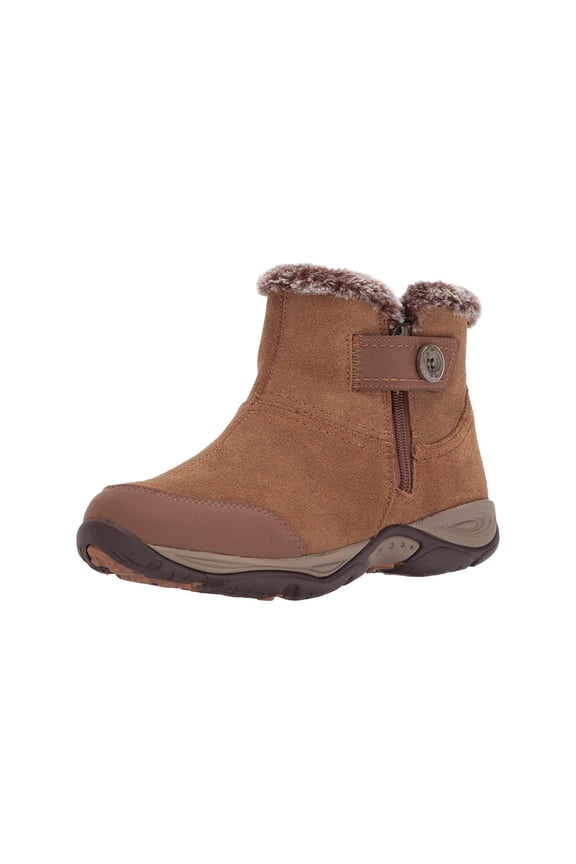Womens Easy Spirit Medn Round Toe Ankle, medium brown, Size 6.5