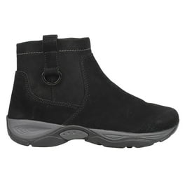 Womens Easy Spirit Corby Wedge Chelsea Ankle Booties Black Black Walmart
