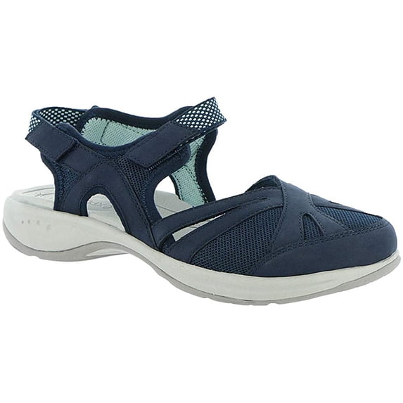 Easy Spirit Womens Esplash Mary Jane Flat 7.5 X-Wide Blue