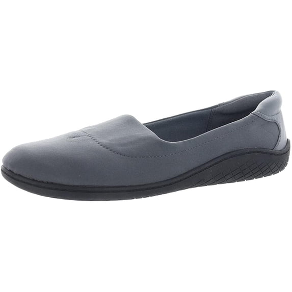 Easy Spirit Womens Gift2 Ballet Flat 11 Wide Grey