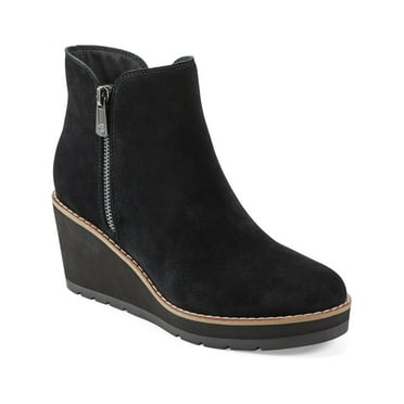 Easy Spirit Womens JAYDA Suede Almond toe Booties