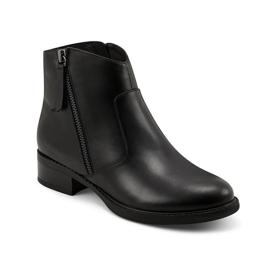 Easy Spirit Womens Lacy Leather Round Toe Ankle Boots