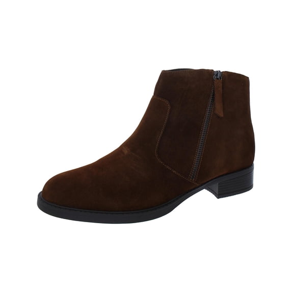 Easy Spirit Womens Lacy Suede Round Toe Ankle Boots