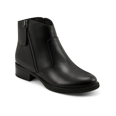 Easy Spirit Womens Lacy Suede Round Toe Ankle Boots