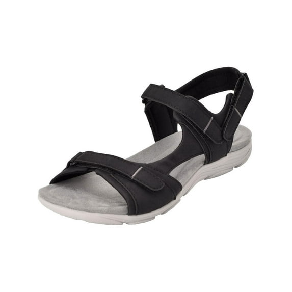 Easy Spirit Womens Lake 3 Strappy Hook and Loop Sport Sandals