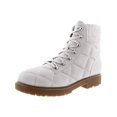 thumbnail image 1 of Easy Spirit Womens Lakely Suede Quilted Combat & Lace-up Boots, 1 of 5