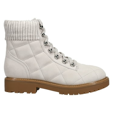 Easy Spirit Womens Lakely X Martha Stewart Quilted Round Toe Combat  Ankle