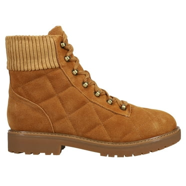 Easy Spirit Womens Lakely X Martha Stewart Quilted Round Toe Combat  Ankle