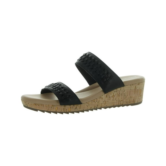 Easy Spirit Womens Lillia Cork Open Toe Slide Sandals