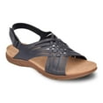 thumbnail image 1 of Easy Spirit Mar Women's Leather Slingback Sandals Color: Navy Size: 6.5, 1 of 2