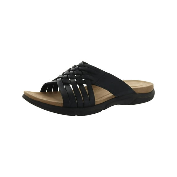 Easy Spirit Womens Meadow Leather Slip On Huarache Sandals