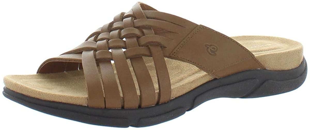 Easy Spirit Womens Meadow Slide Sandal 6 Brown - Walmart.com