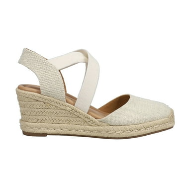 Easy Spirit Womens Meza Espadrille Wedge  Casual Shoes