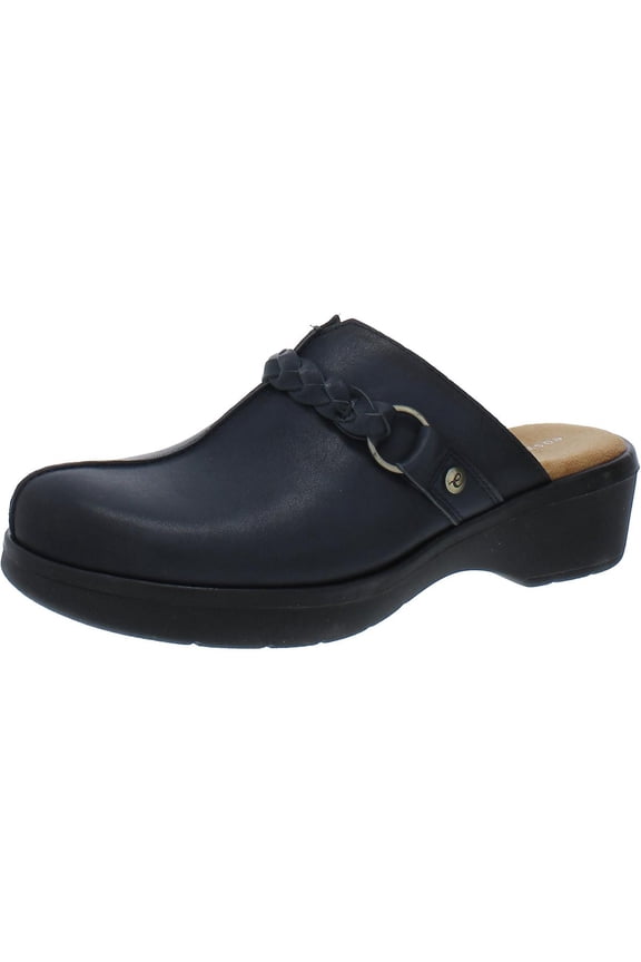 Womens Penelope Leather Mules Clogs