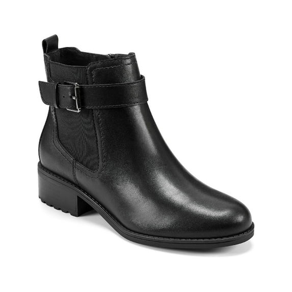 Easy Spirit Womens Rae Leather Comfort Ankle Boots