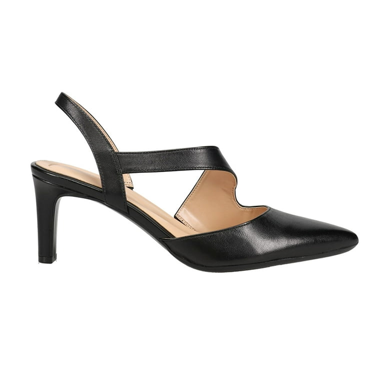 Easy Spirit Womens Recruit Pointed Toe Slingback Pumps Dress Pumps Shoes Walmart