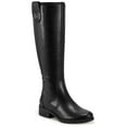 thumbnail image 1 of Easy Spirit Womens Rhonda Leather Block Heel Knee-High Boots, 1 of 3