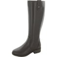 thumbnail image 1 of Easy Spirit Womens Rhonda Leather Block Heel Knee-High Boots, 1 of 3