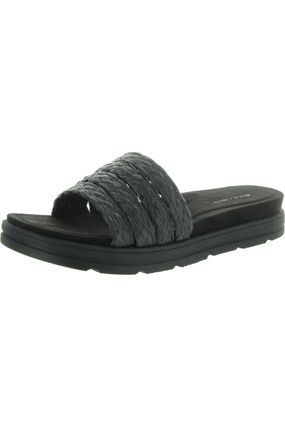 Womens Salma Woven Padded Insole Slide Sandals