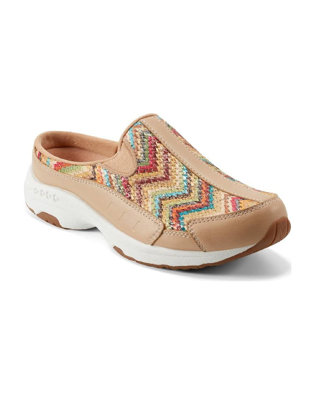 Easy Spirit Women's TravelTime Slip On Walking Sneaker Mule, Wide Width Available