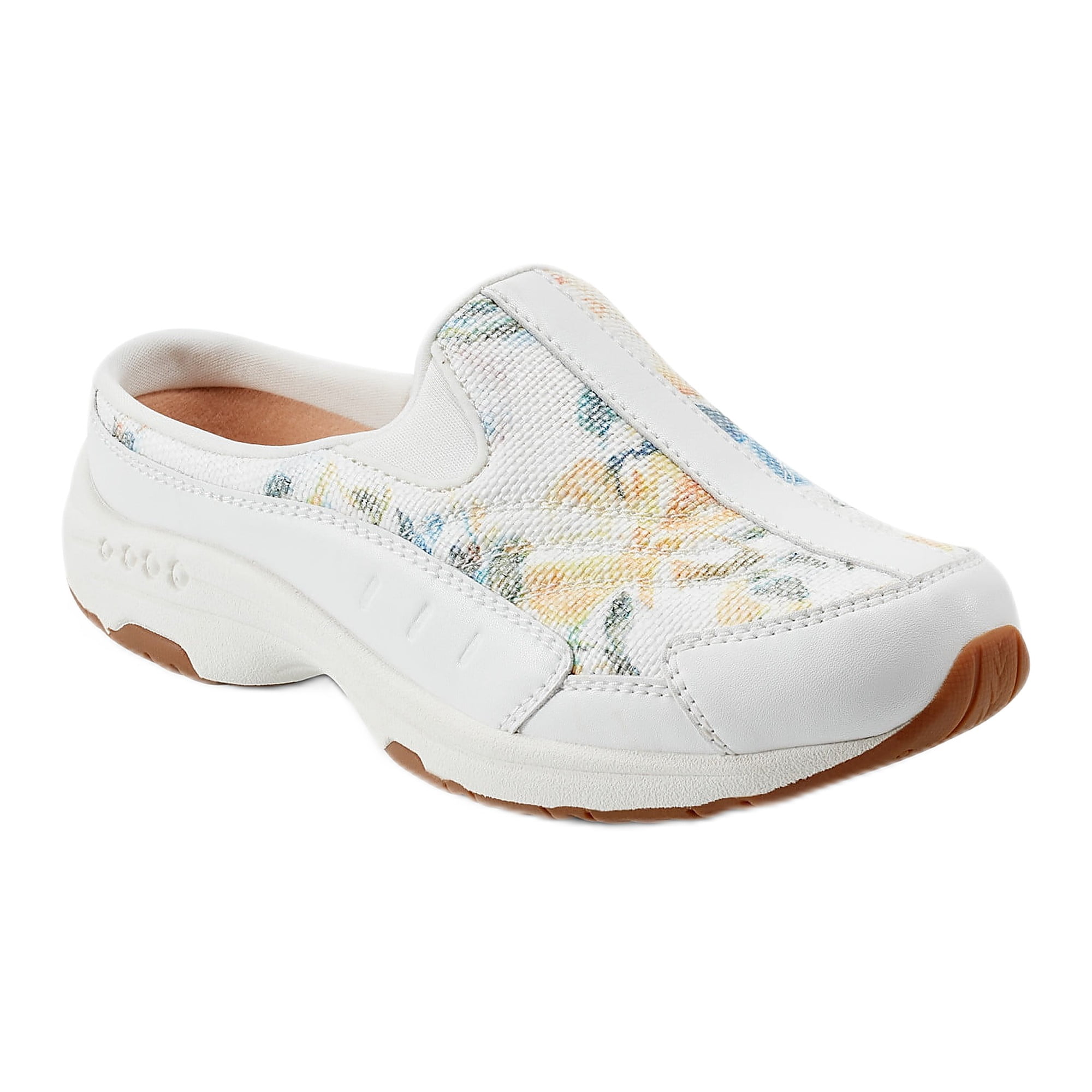 Easy Spirit Women's TravelTime Slip On Walking Sneaker Mule, Wide Width Available