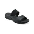 thumbnail image 1 of Easy Spirit Womens Taisy 3 Faux Leather Flat Slide Sandals, 1 of 3