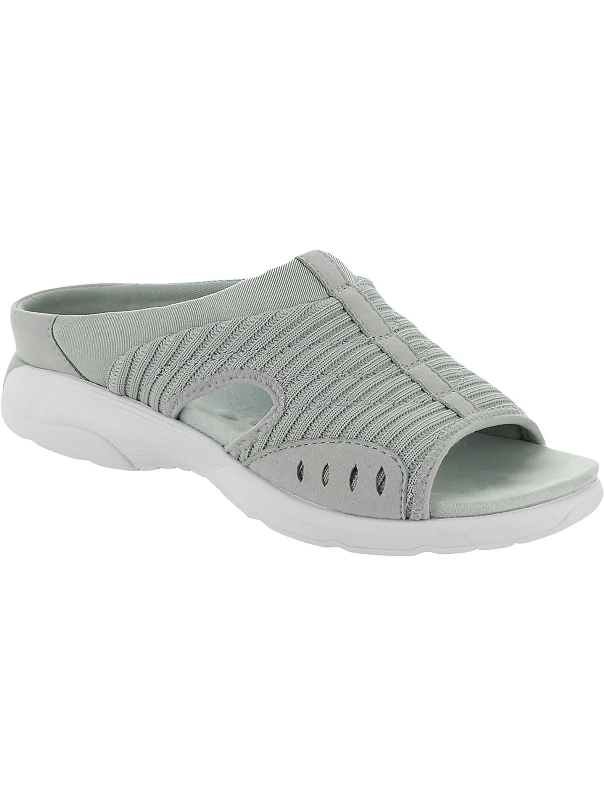 Easy Spirit Womens Traciee 2 Comfort Insole Textured Slide Sandals