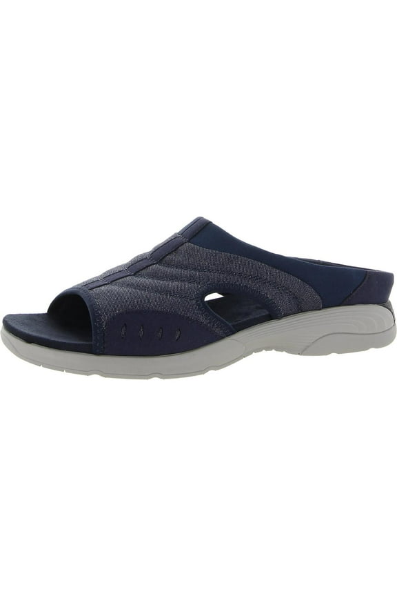 Womens Traciee 7 Wedge Open Toe Slide Sandals