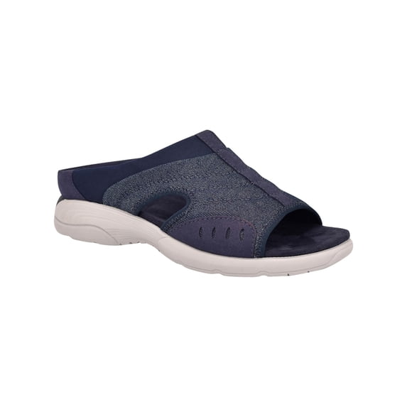Easy Spirit Womens Traciee 7 Wedge Open Toe Slide Sandals